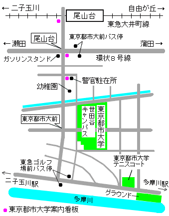 oyamadai map